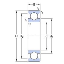 6319/C3VL0241 bearing drawing 6319/C3VL0241 bearing drawing